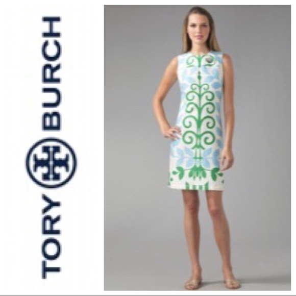 Tory Burch Dresses & Skirts - Tory Burch Carly Sheath Dress Sleeveless Linen 6